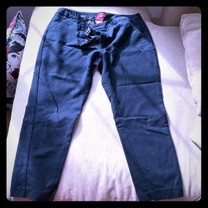 Classic black straight leg